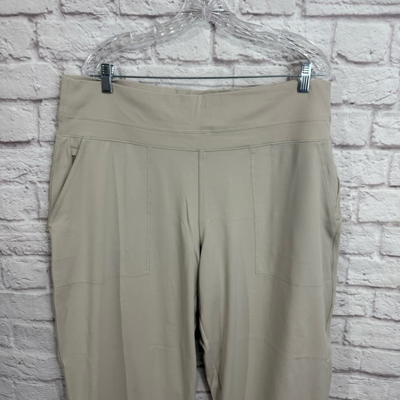 Athleta womens 2X VENICE HIGH RISE WAISTBAND WIDE LEG PANTS pockets semi fitted - Picture 3 of 10